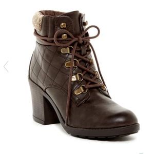 MIA Teddy Boot in Chocolate Brown